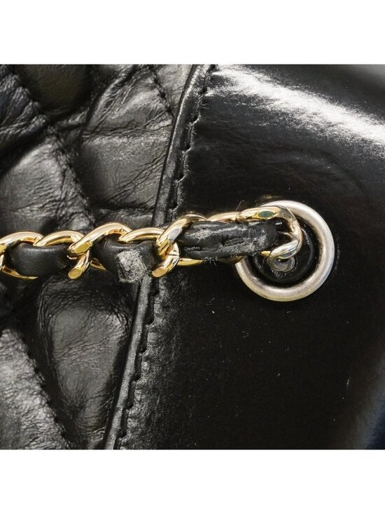 Chanel Backpack Blanc Calfskin Black Gold Silver main image 10